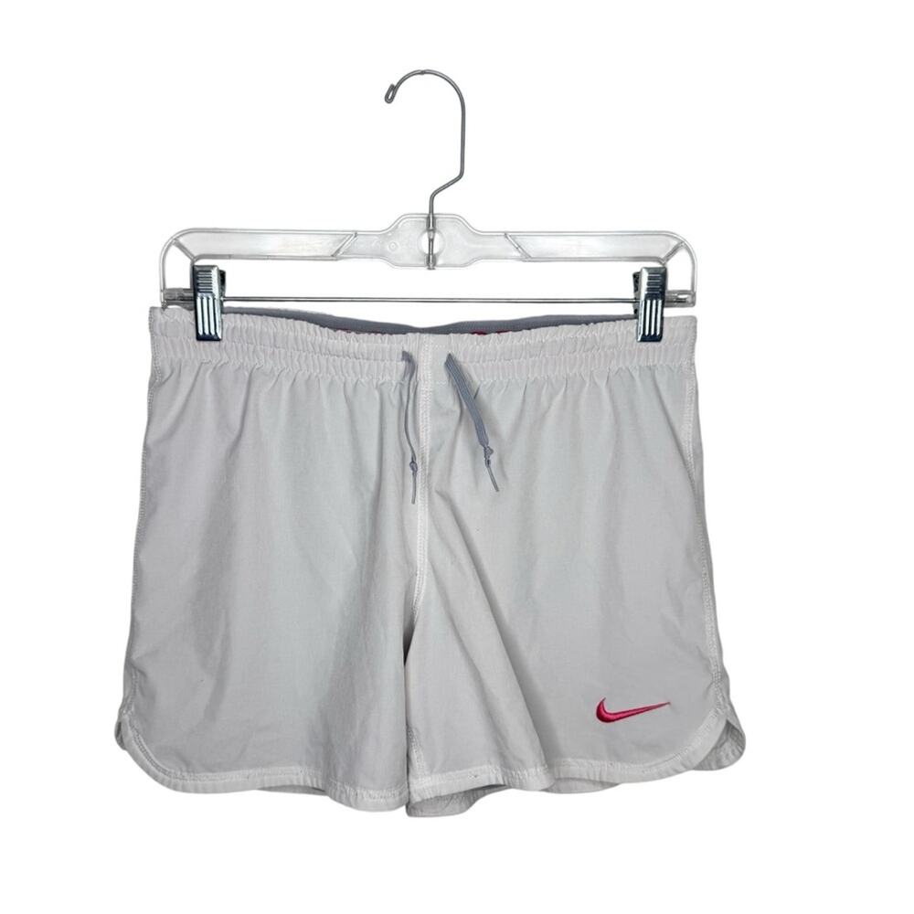 NIKE / Tempo white pink classic 3” running athletic shorts / S